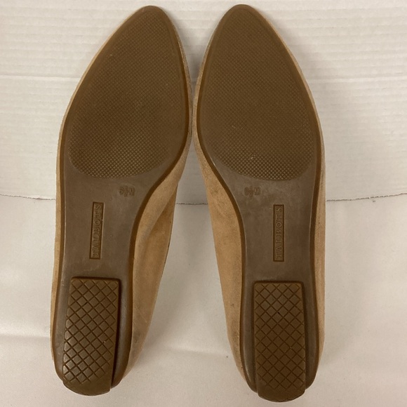 Talbots Leather Suede Women’s Size 6.5 Tan Slip on Loafer Driving Shoes Tassels - Picture 9 of 10